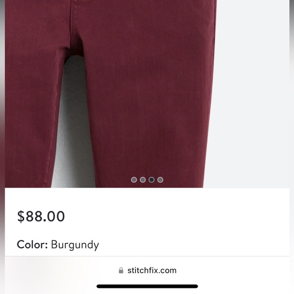 NWT! Stitch Fix Cosmic Blue Love Callie Cuffed Skinny Pants - Picture 4 of 5